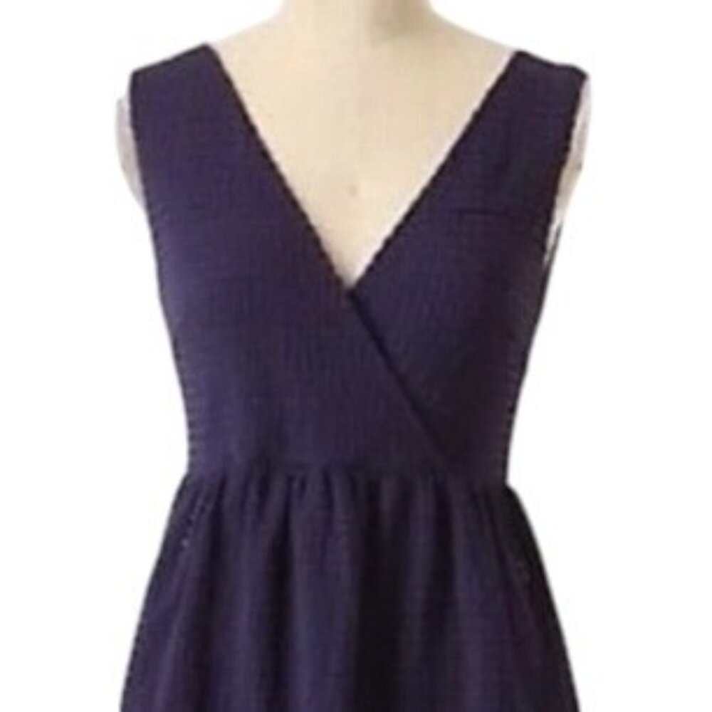 Ric Rac x Anthropologie Gingham Woven Eclectic Midi Dress Vintage Boho Feminine - Picture 11 of 16